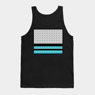 Op Art Stripes Tank Top